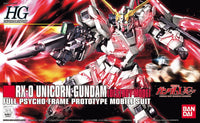 Backorder HGUC No. 100 RX-0 Unicorn Gundam Destroy Mode 052025