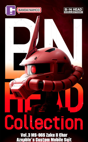 BN Head Collection Vol. 3 Char's Zaku II