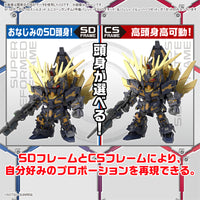 Pre-Order - SD Gundam Cross Silhouette: Unicorn Gundam 2 Banshee (Destroy Mode) & Banshee Norn Parts Set